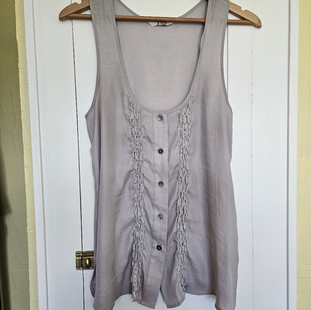 Bb Dakota Gray Sleeveless Top